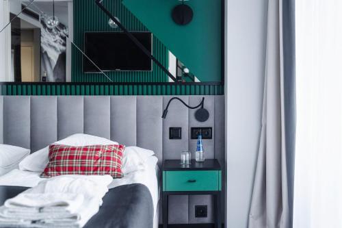 Apartament typu Premiere z balkonem i widokiem na góry (Budynek Główny)