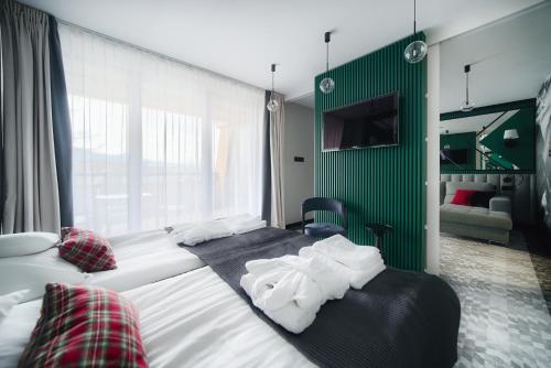 Apartament typu Premiere z balkonem i widokiem na góry (Budynek Główny)