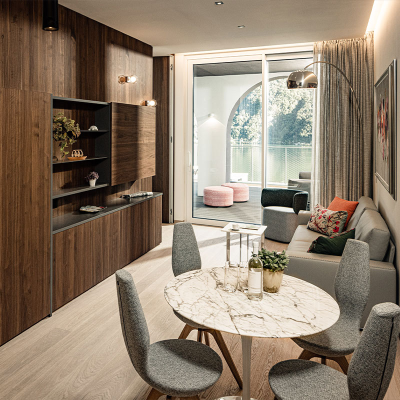 Lake View One-Bedroom Loggia Suite
