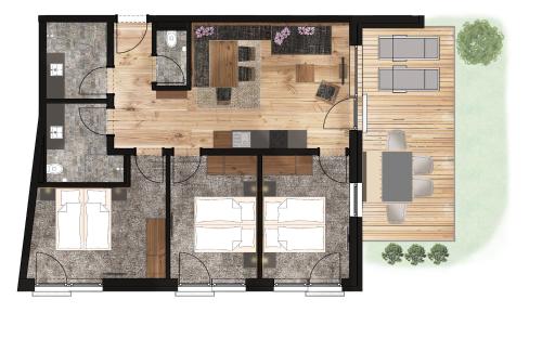 Classic Penthouse with Terrace