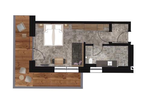 Lifestyle Double Room with Balcony