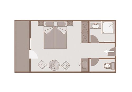 Classic Double Room with Balcony and Mountain View
