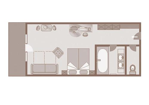 Comfort Double Room with Balcony and Mountain View