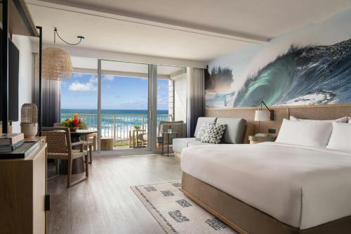 King Room with Sofa Bed and Ocean View