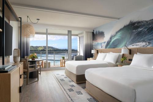 Queen Room with Two Queen Beds and Ocean View