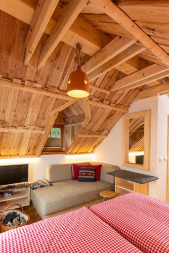 Chalet Studio GOVIC with Mountain - River View and Fireplace