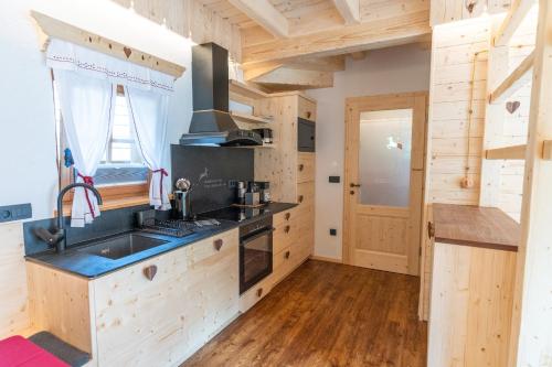 Chalet RAVBSIC with Mountain - River view, Fireplace and Sauna