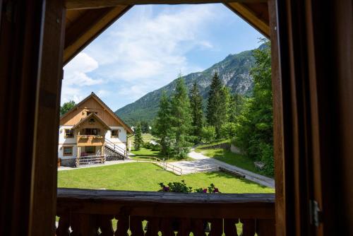 Chalet ZLATOROG with Mountain - River View, Fireplace and Sauna