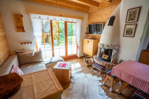 Chalet ZLATOROG with Mountain - River View, Fireplace and Sauna