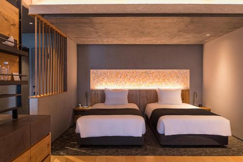 Twin Room (1-2F) with Semi Open-Air Bath (47㎡) Non-Smoking