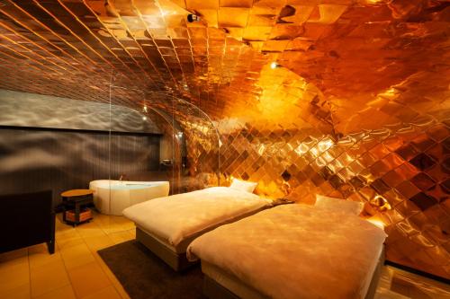 Twin room with sea view