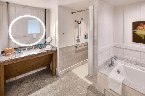 Ocean Front Bungalow with One King Bed/Sofa Bed/Patio - Mobility Accessible with Roll-In Shower