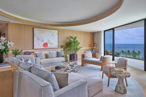 One-Bedroom Presidential Suite with Ocean View and Balcony