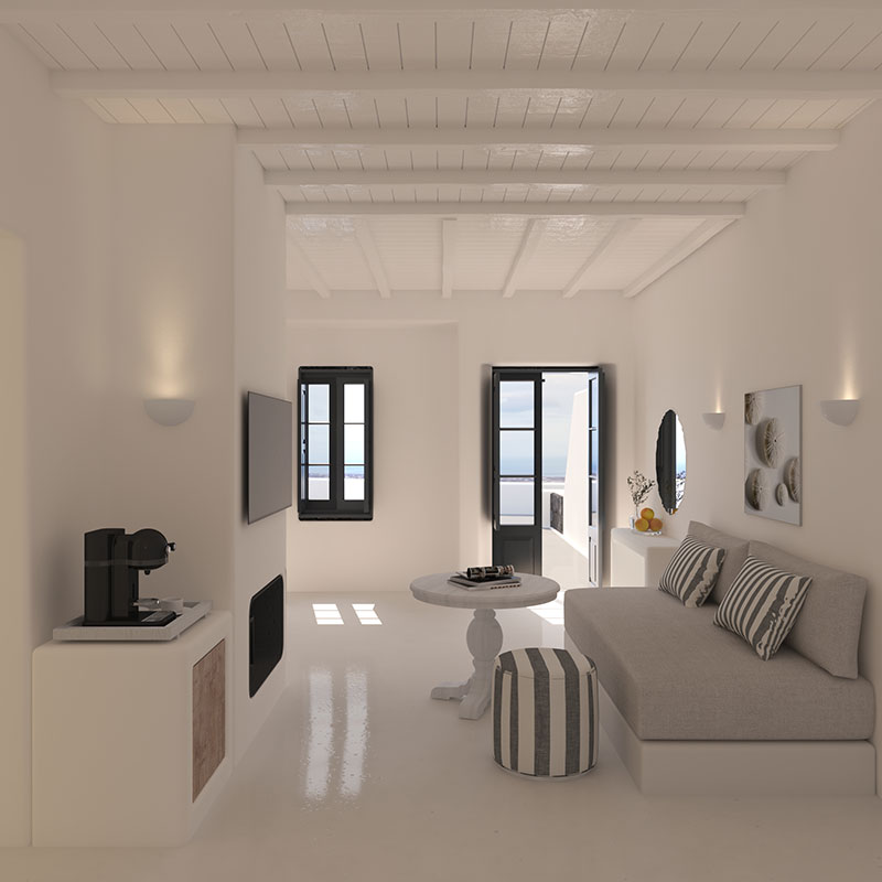 Senior Suite, Pool, Sea View
