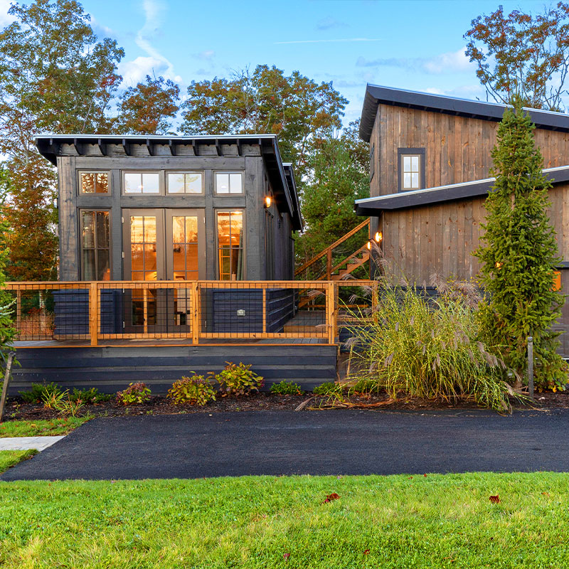Salt Box Tiny Home with Studio