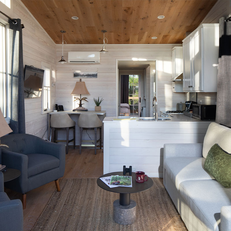 Salt Box Tiny Home with Studio