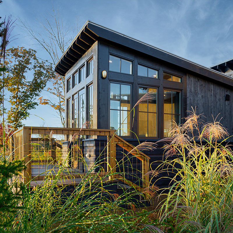 Salt Box Tiny Home with Studio