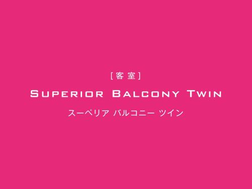 Superior Twin Room with Balcony