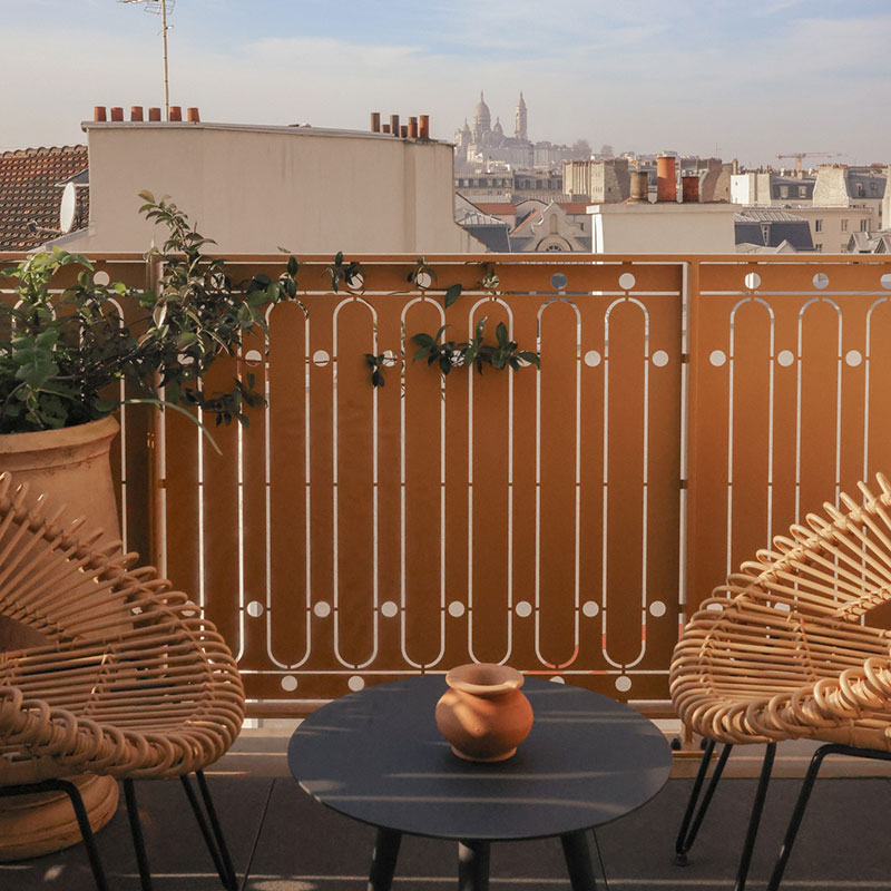 Classic Room balcony Montmartre view