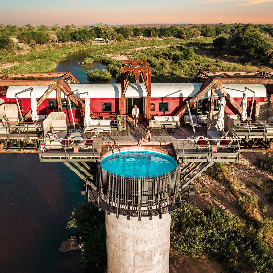 Kruger Shalati - The Train on The Bridge