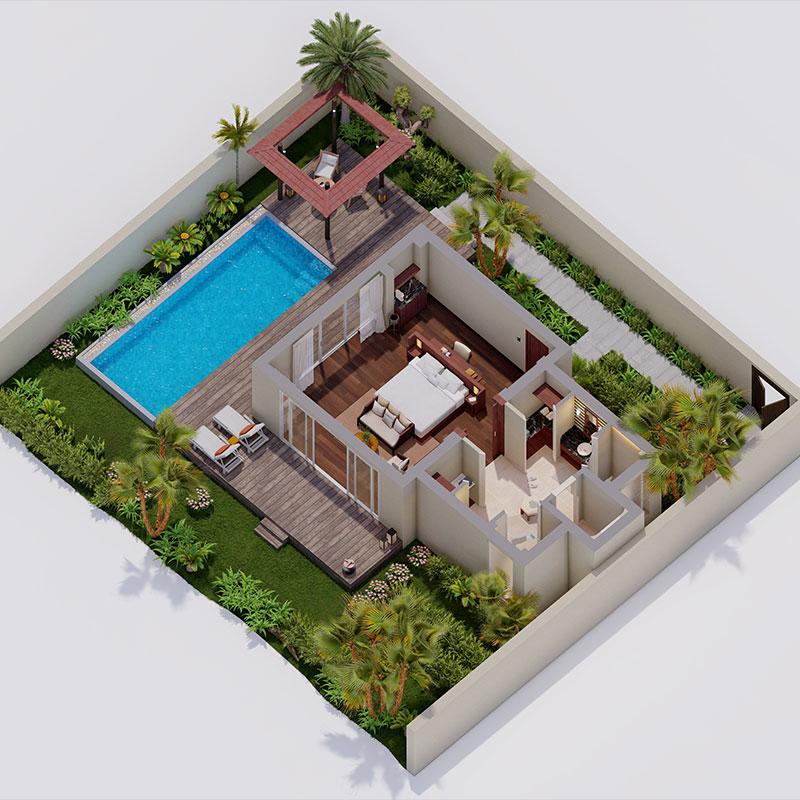 SALA Pool Villa