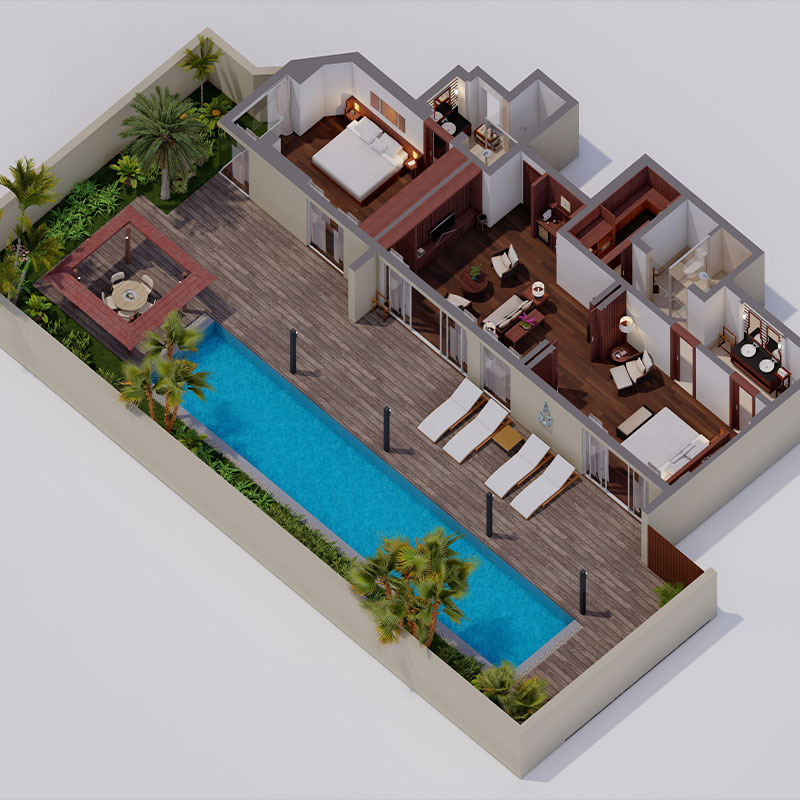 Two Bedroom Pool Villa