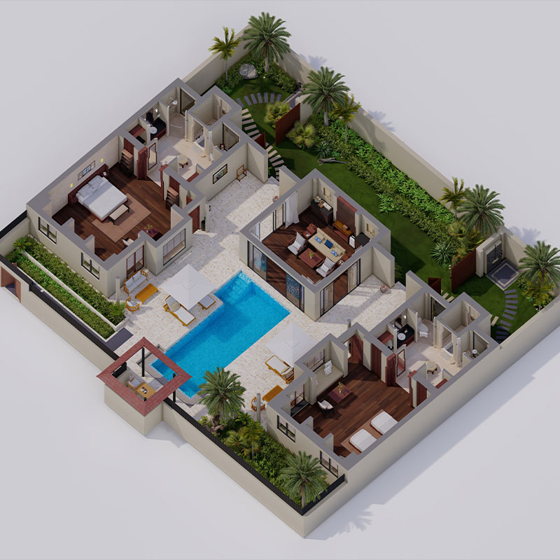 Two-Bedroom Layan Pool Villa