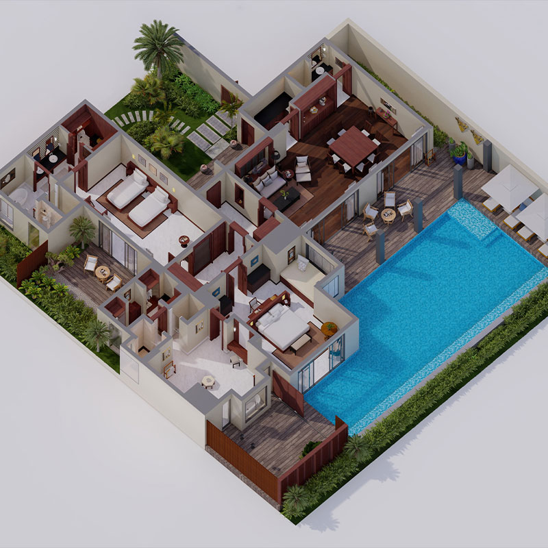 Two Bedroom Anantara Pool Villa