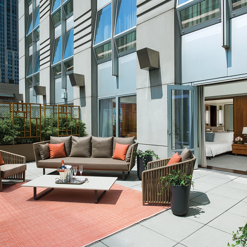 Junior Suite with Courtyard Terrace