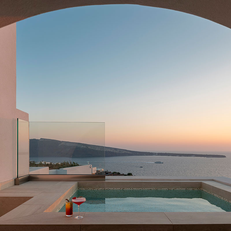 Sunset & Sea View Suite with Jacuzzi