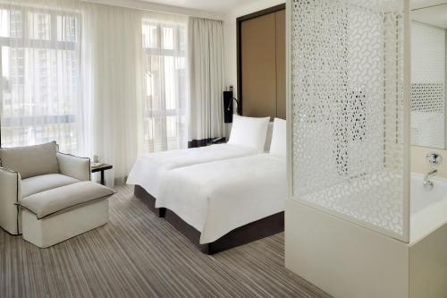 Two-Bedroom Boulevard Suite with Balcony and City View