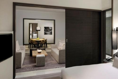 Two-Bedroom Boulevard Suite with Balcony and City View