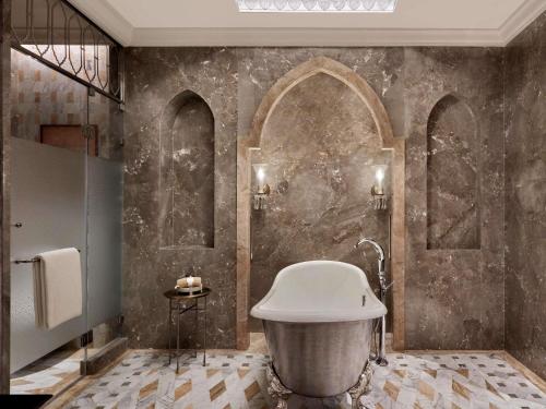 Princess One King Bedroom Suite with Pool: Airport Transfers in luxury vehicle, INR 5000 hotel credit once during the stay. One 60-minute spa therapy for couple. Evening Hi-Tea / Sundowner with Bartender for 1 hour, Butler & 30% off on Property Services