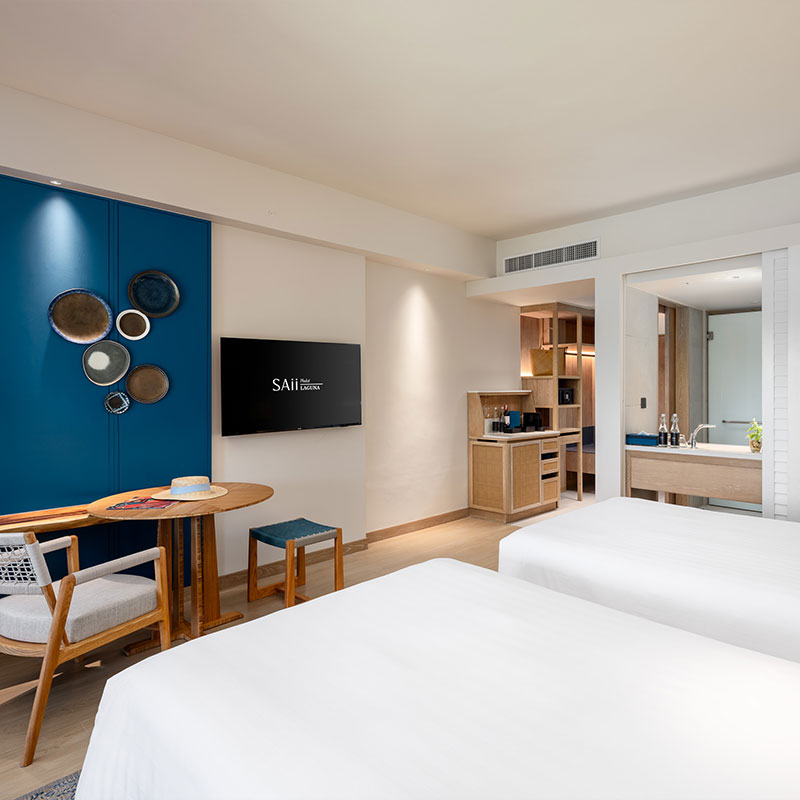 Lagoon View Terrace 2 Twin Beds