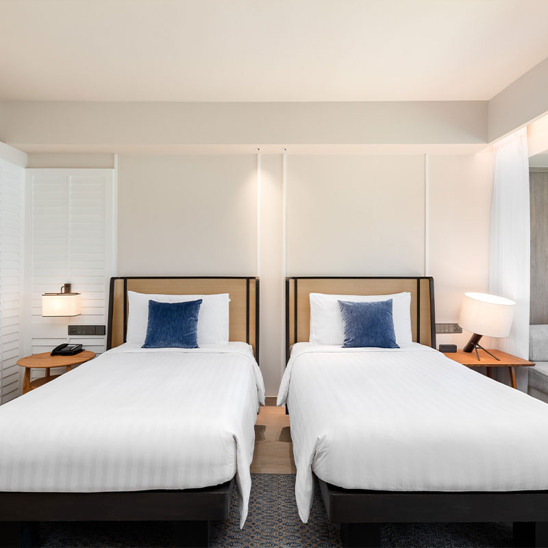 Lagoon View Terrace 2 Twin Beds