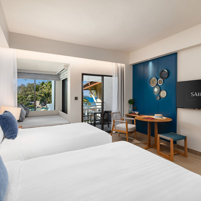 Ocean View Balcony 2 Twin Beds