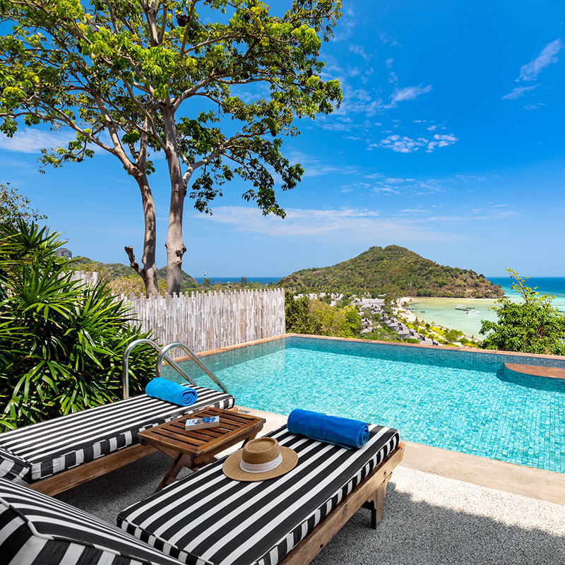Oceanview Hillside Pool Villa