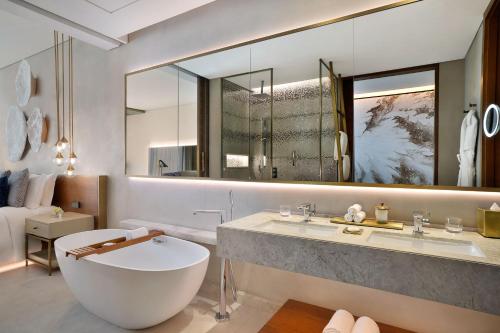 Family Room with Canal View including Signature St. Regis Butler Service
