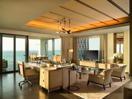Three-Bedroom Presidential Suite - Dedicated butler, breakfast at Alizee or in-room dining, daily sunset Aperitivo served in the suite, and a round-trip airport transfer with Complimentary Rainforest Experience once per stay