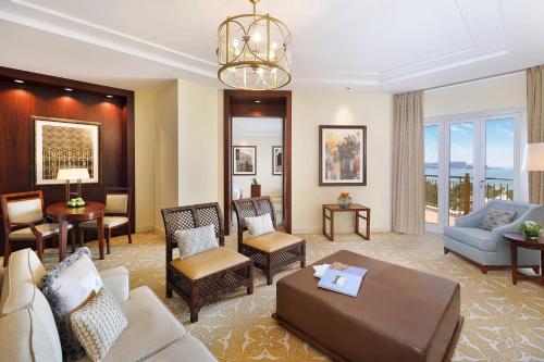 Ocean Club One Bedroom Suite, 1 King Bed, Club Lounge Access with 5 Culinary Presentations Including Breakfast and Free Flowing Beverages