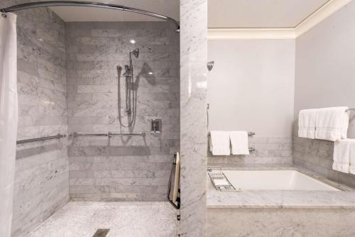 One-Bedroom Corner Terrace Suite with Roll-in Shower
