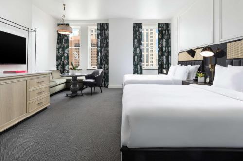 Deluxe Queen Room with Two Queen Beds and City View