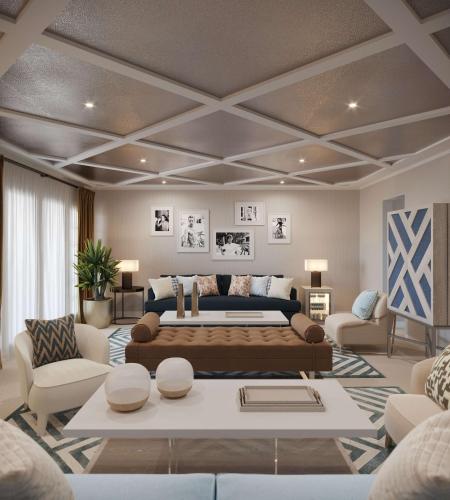 Coastal Kitchen One Bedroom Suite