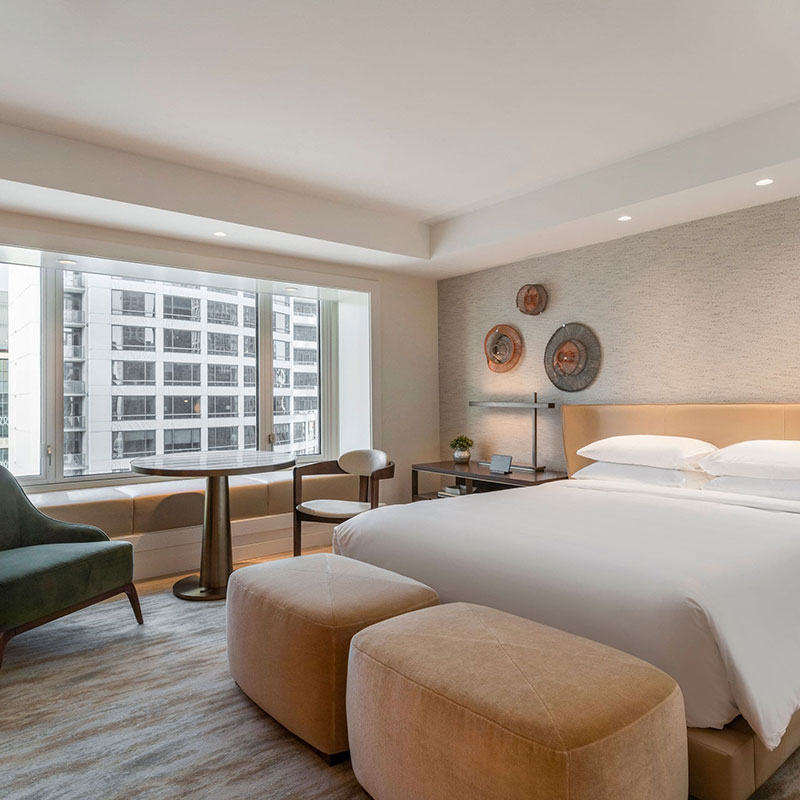 1 King Bed with City View