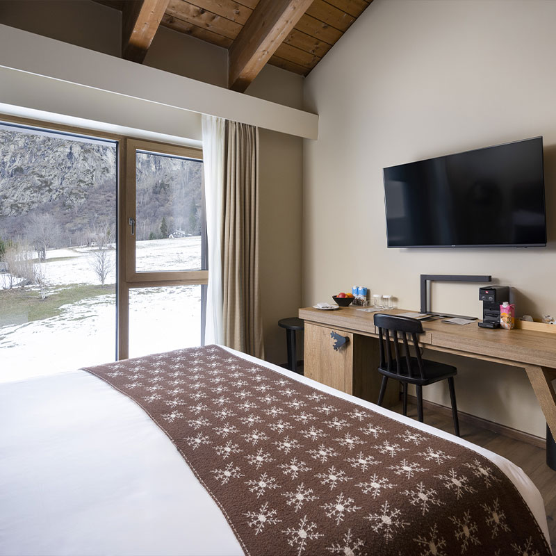 Classic room with panoramic window