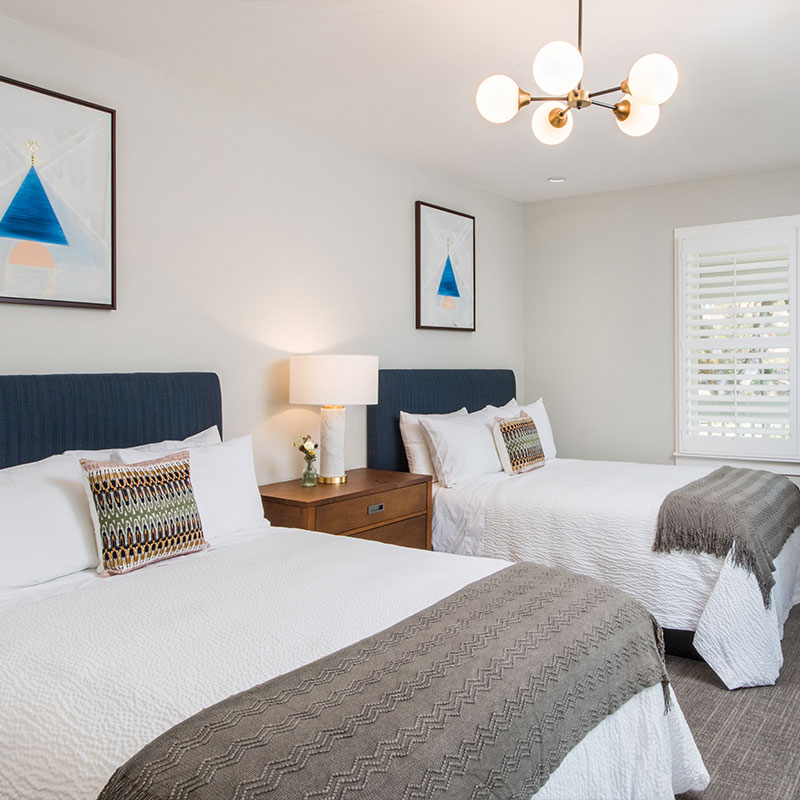 Hillside Double Queen Room