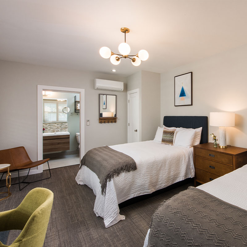 Hillside Double Queen Room