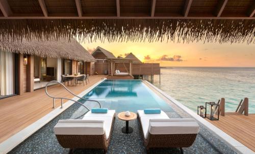 Overwater Villa with Two Queen Beds and Pool