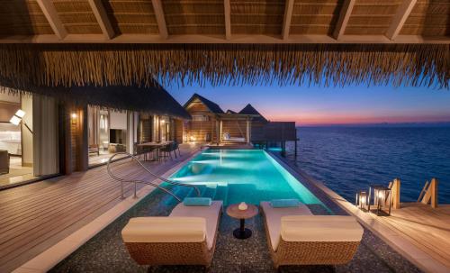 Grand Overwater Villa with Two Queen Beds and Pool