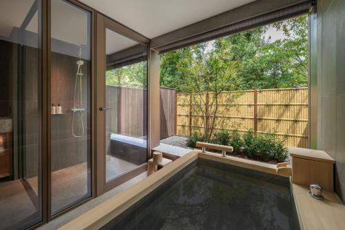 Deluxe Twin Open Air Onsen Room with Garden View